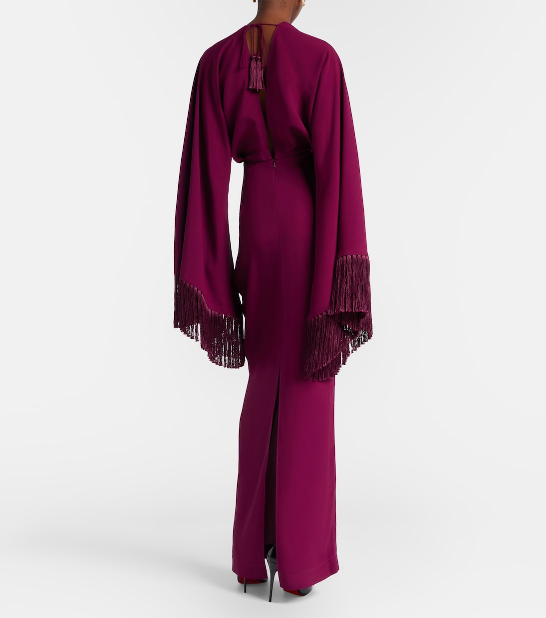 Magnifique fringed gown | Taller Marmo