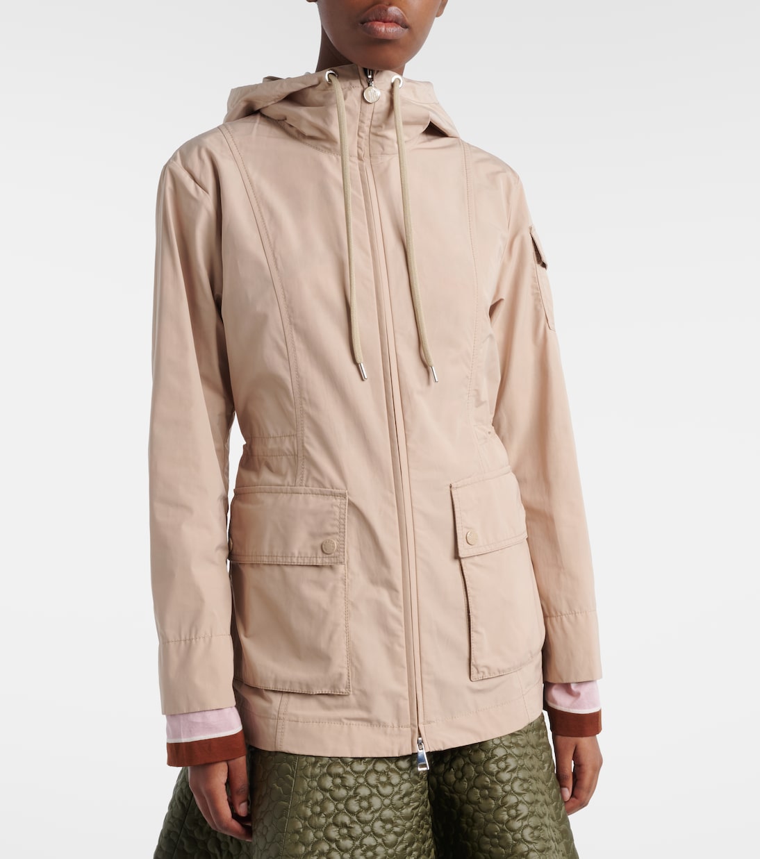 Leandro technical poplin parka | Moncler