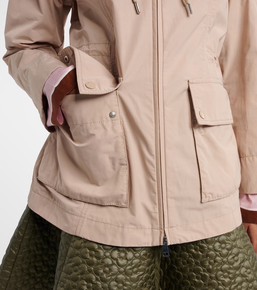 Leandro technical poplin parka | Moncler
