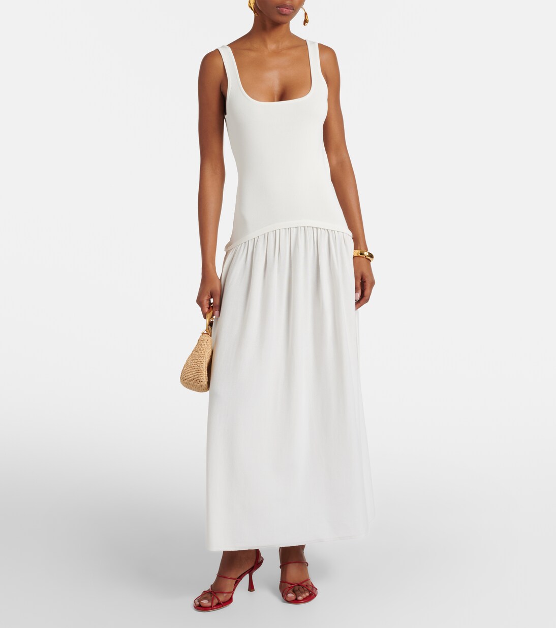 Vestido midi de jersey | Rebecca Vallance