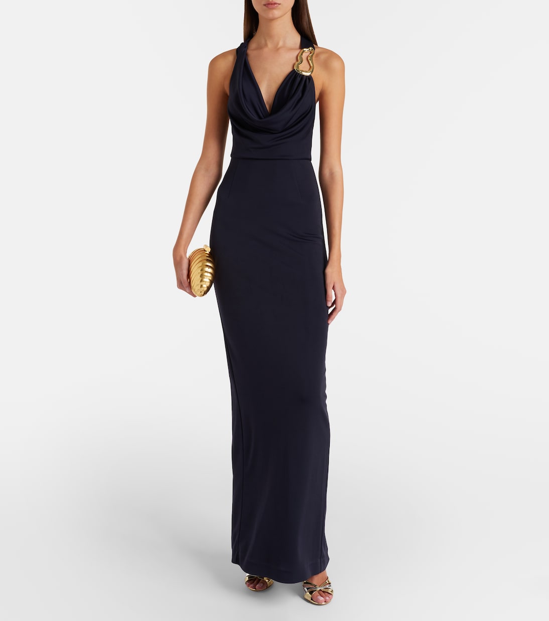 Ayesha embellished halterneck gown | Rebecca Vallance