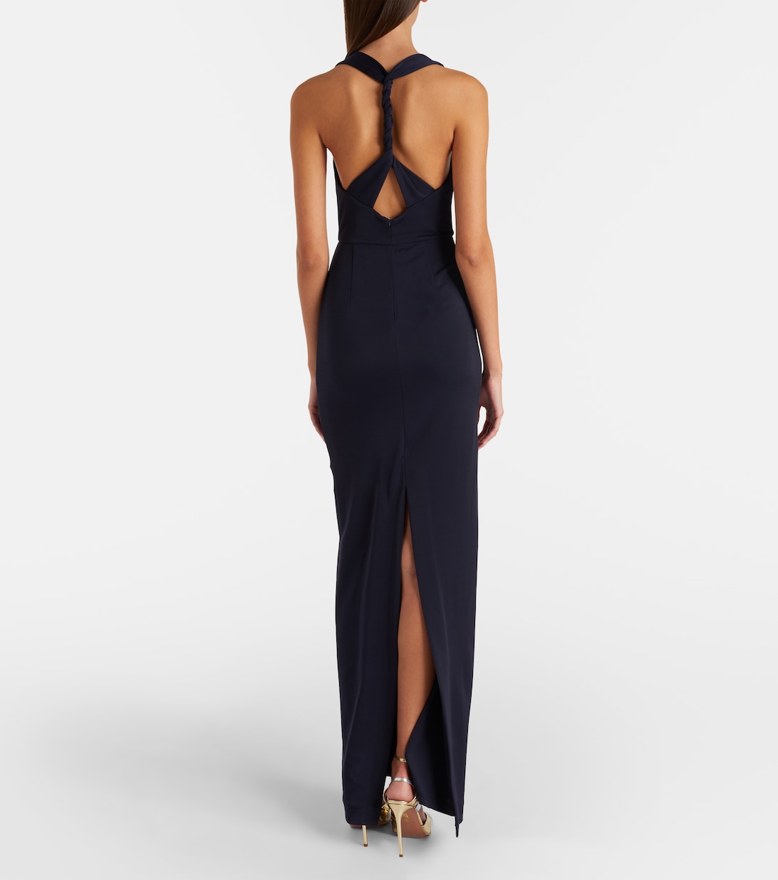 Ayesha embellished halterneck gown | Rebecca Vallance