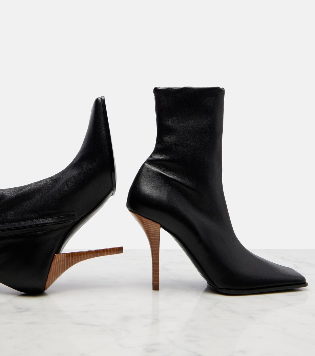 Leather ankle boots | Alaïa