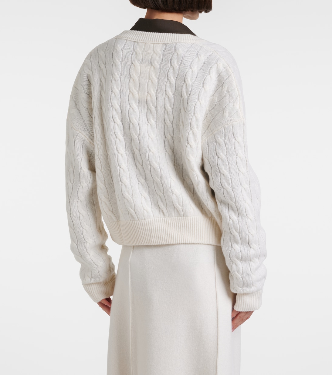 Cassie cable-knit cashmere cardigan | Lisa Yang