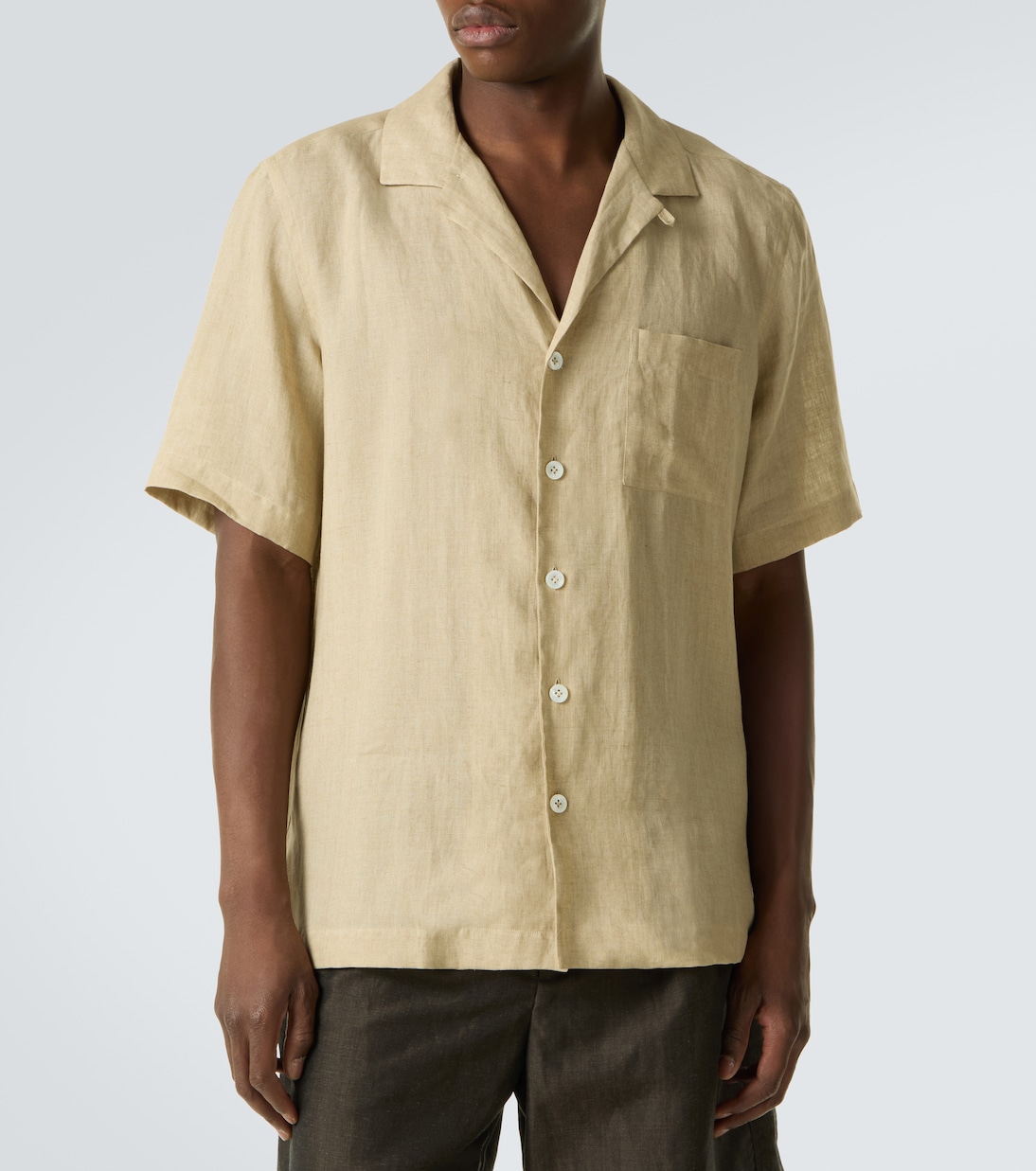 Camisa bowling de lino | Lardini