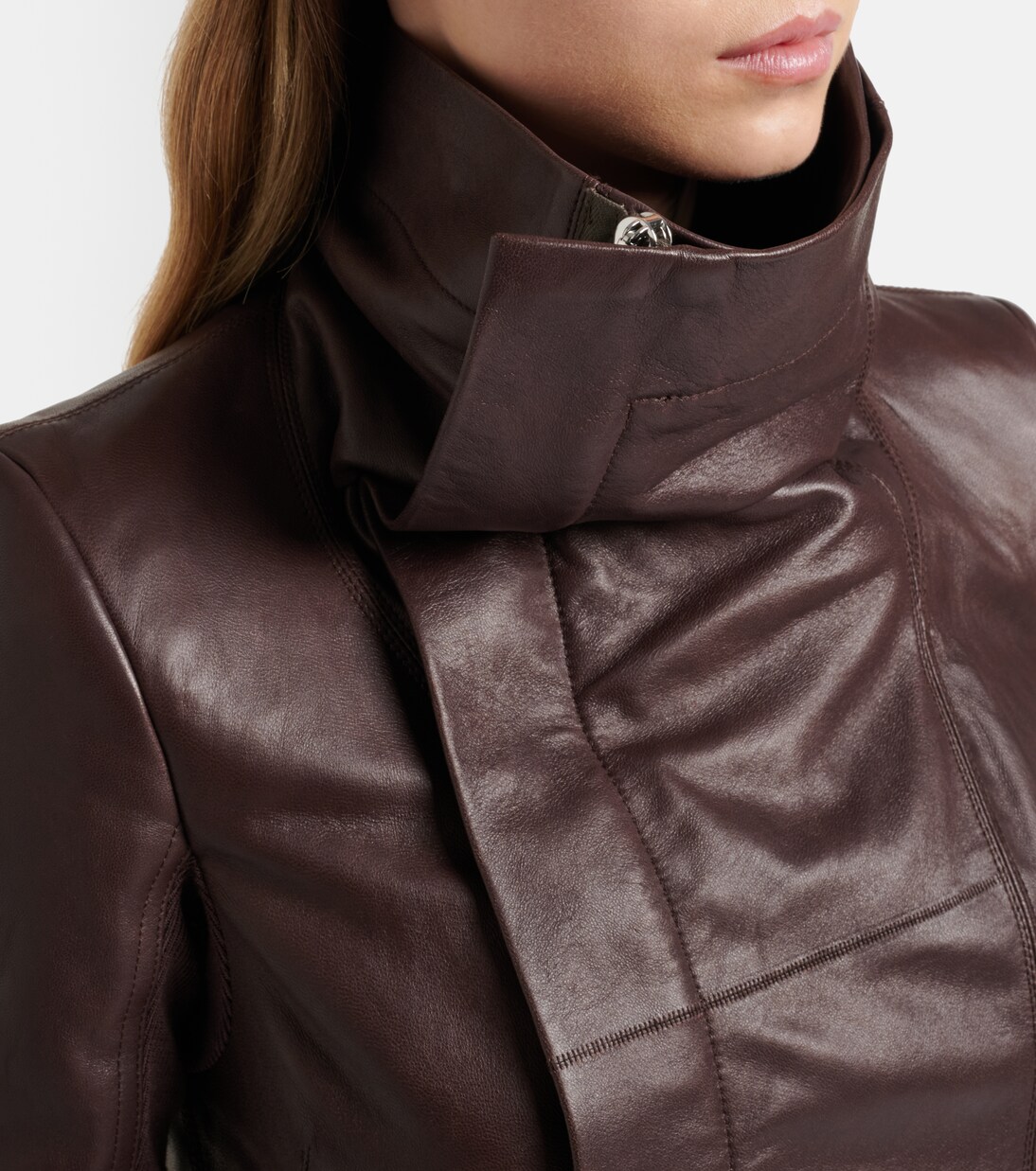 Giacca asimmetrica Naska in pelle | Rick Owens