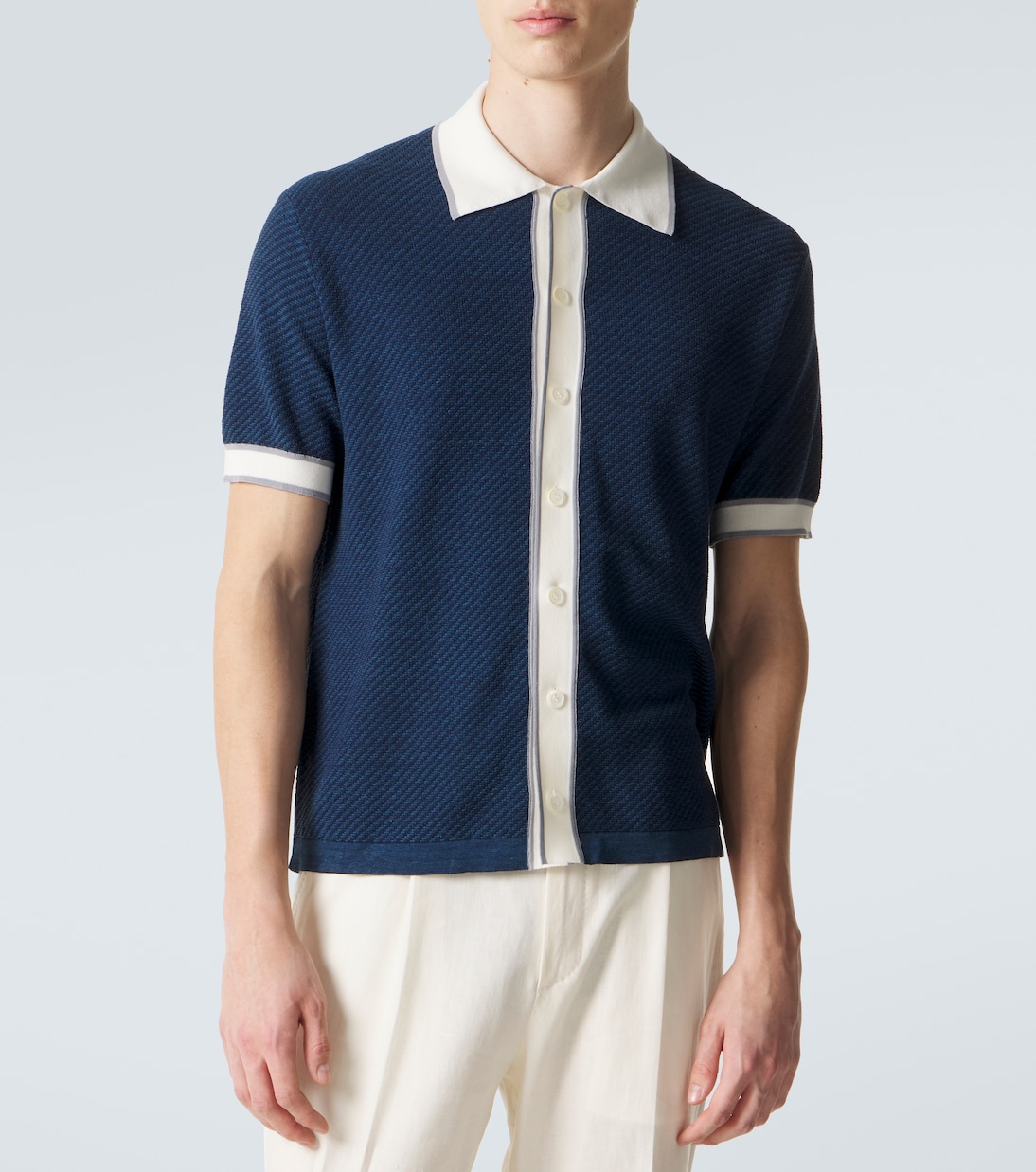 Linen, cotton, and silk shirt | Brioni