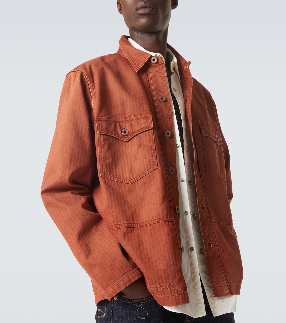 Hemdjacke aus Denim | RRL