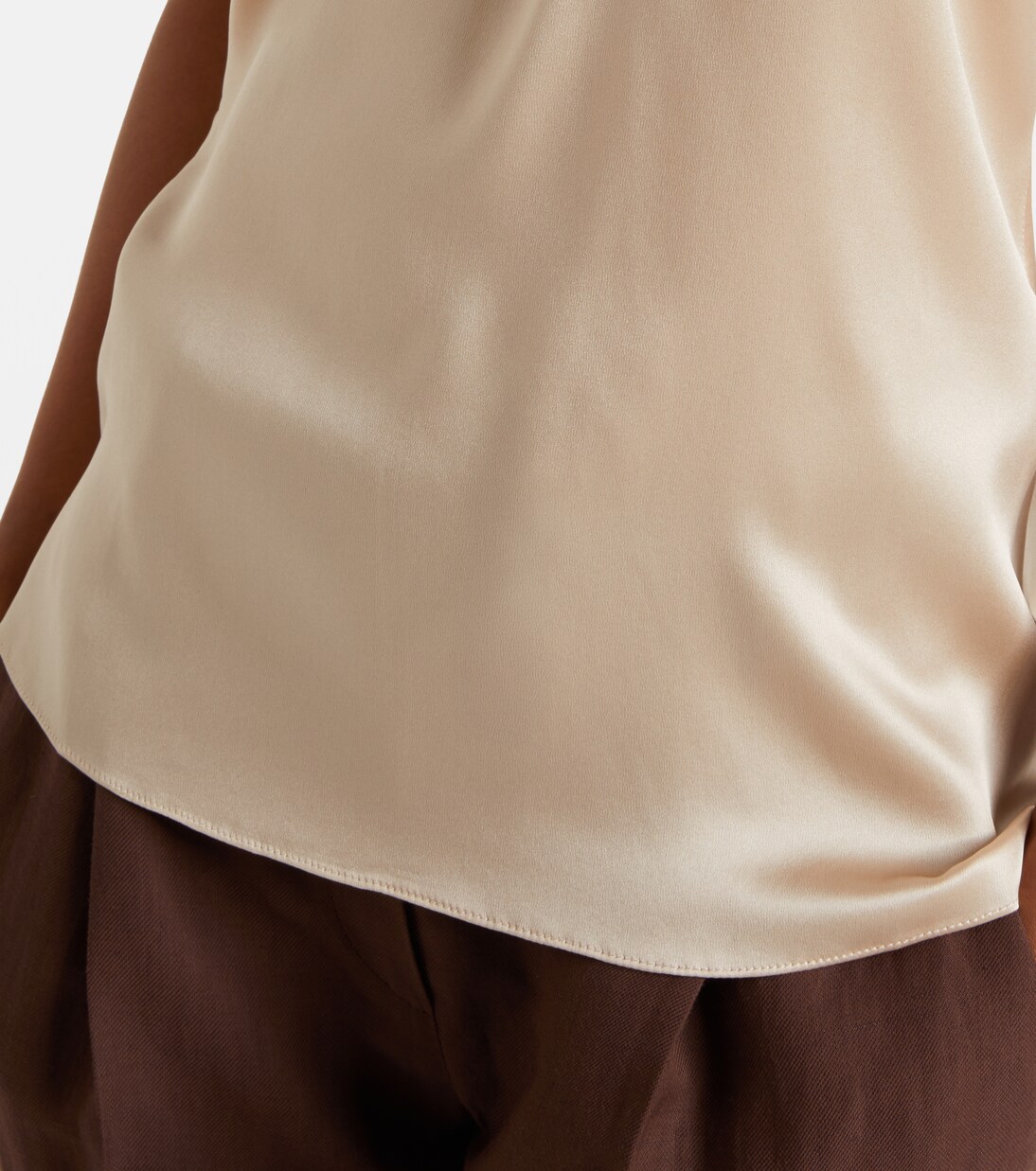 Top aus Satin | Brunello Cucinelli