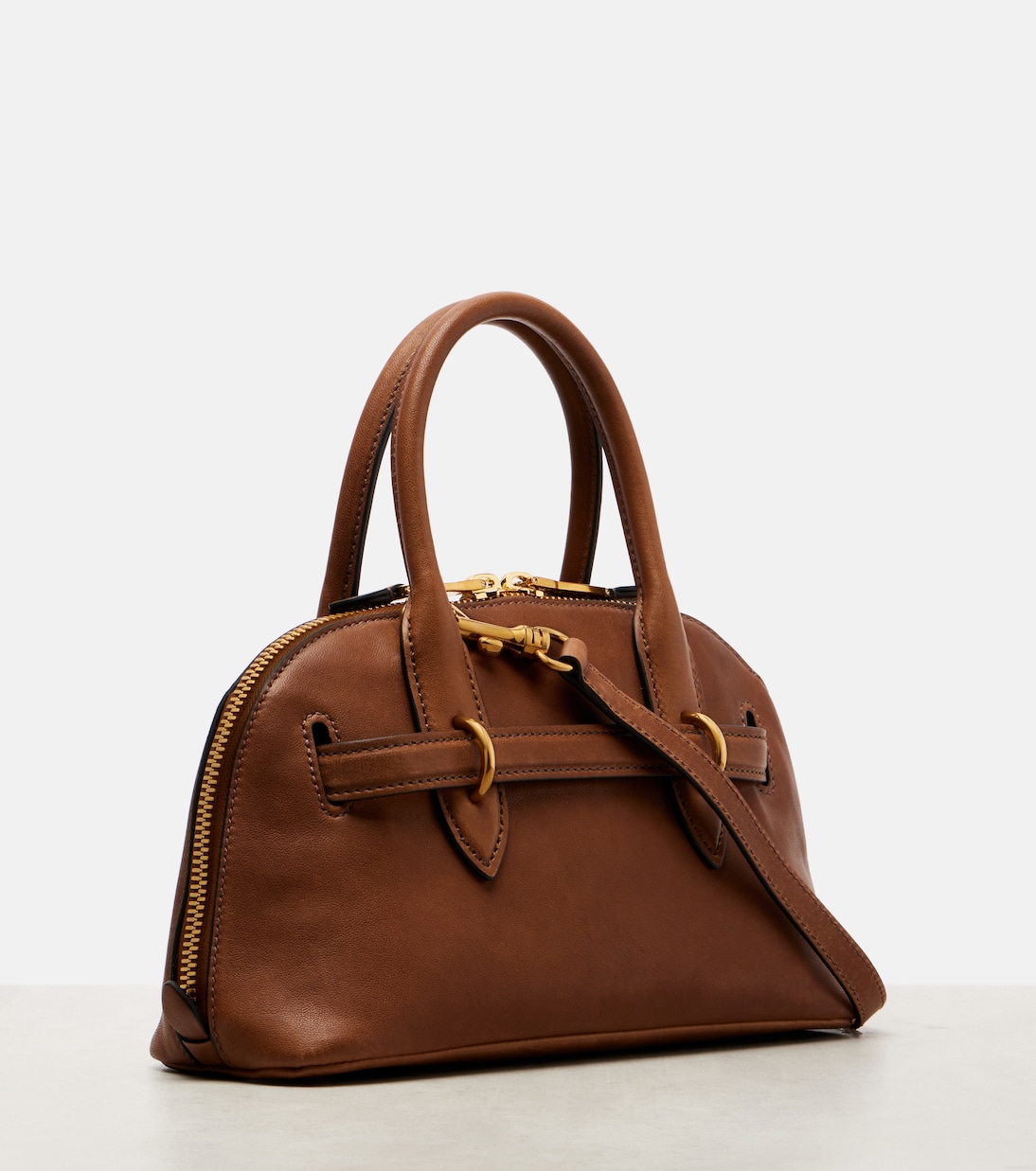 Adventure leather tote bag | Miu Miu