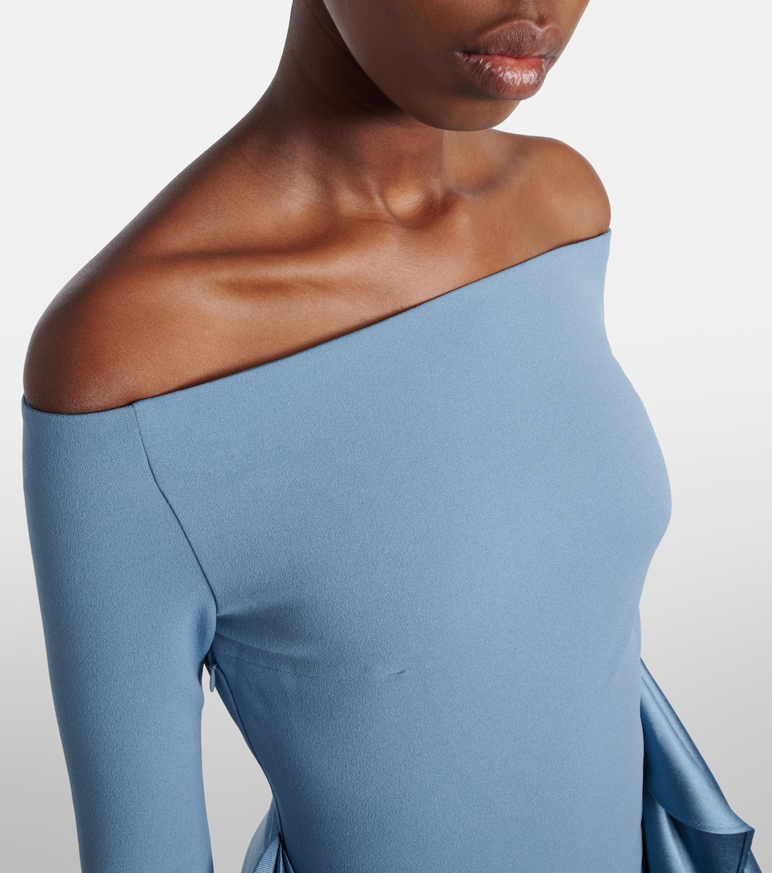 Kiana draped off-shoulder gown | Solace London