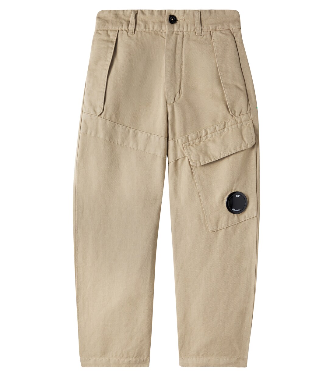 Linen and cotton cargo pants | C.P. Company Kids