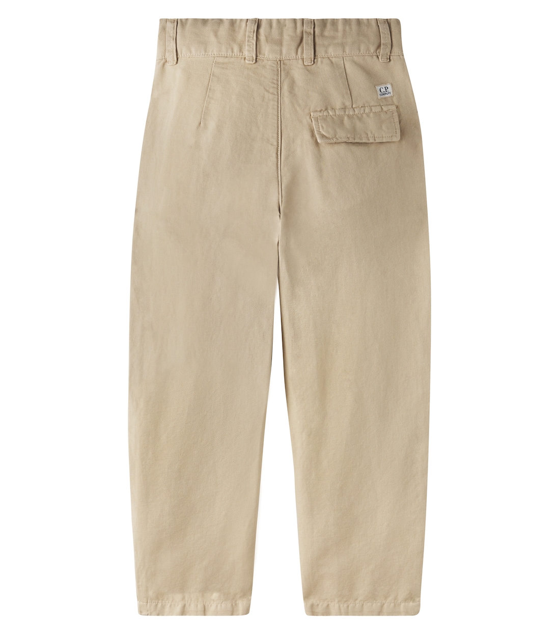 Linen and cotton cargo pants | C.P. Company Kids
