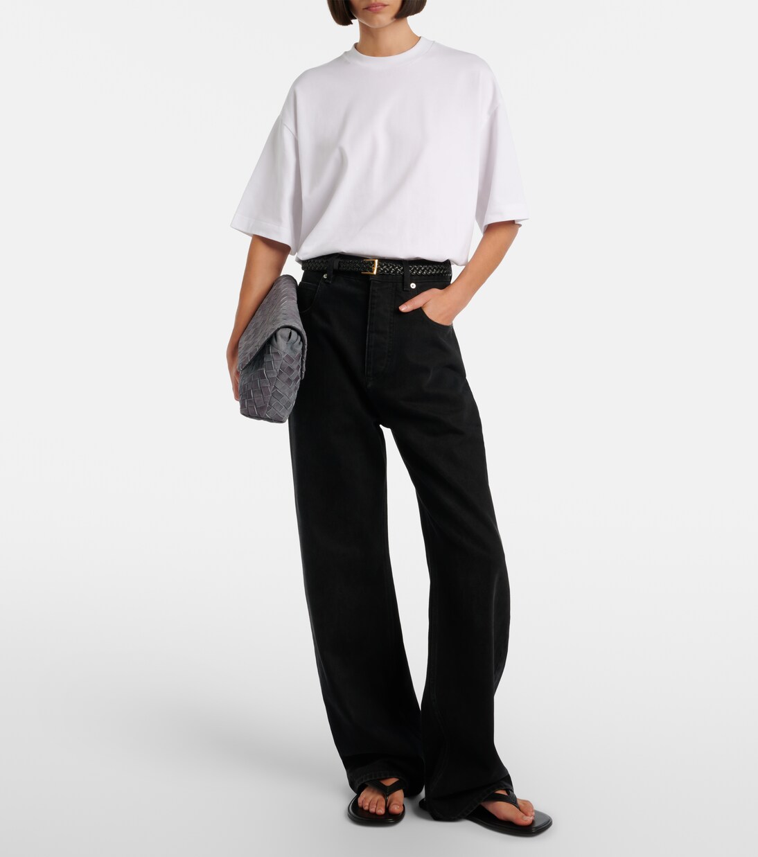 Dustbag Intrecciato suede clutch | Bottega Veneta