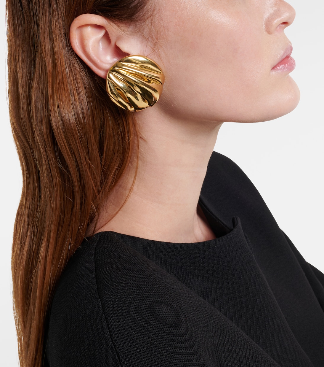 Chloé Pleats clip-on earrings | Chloé