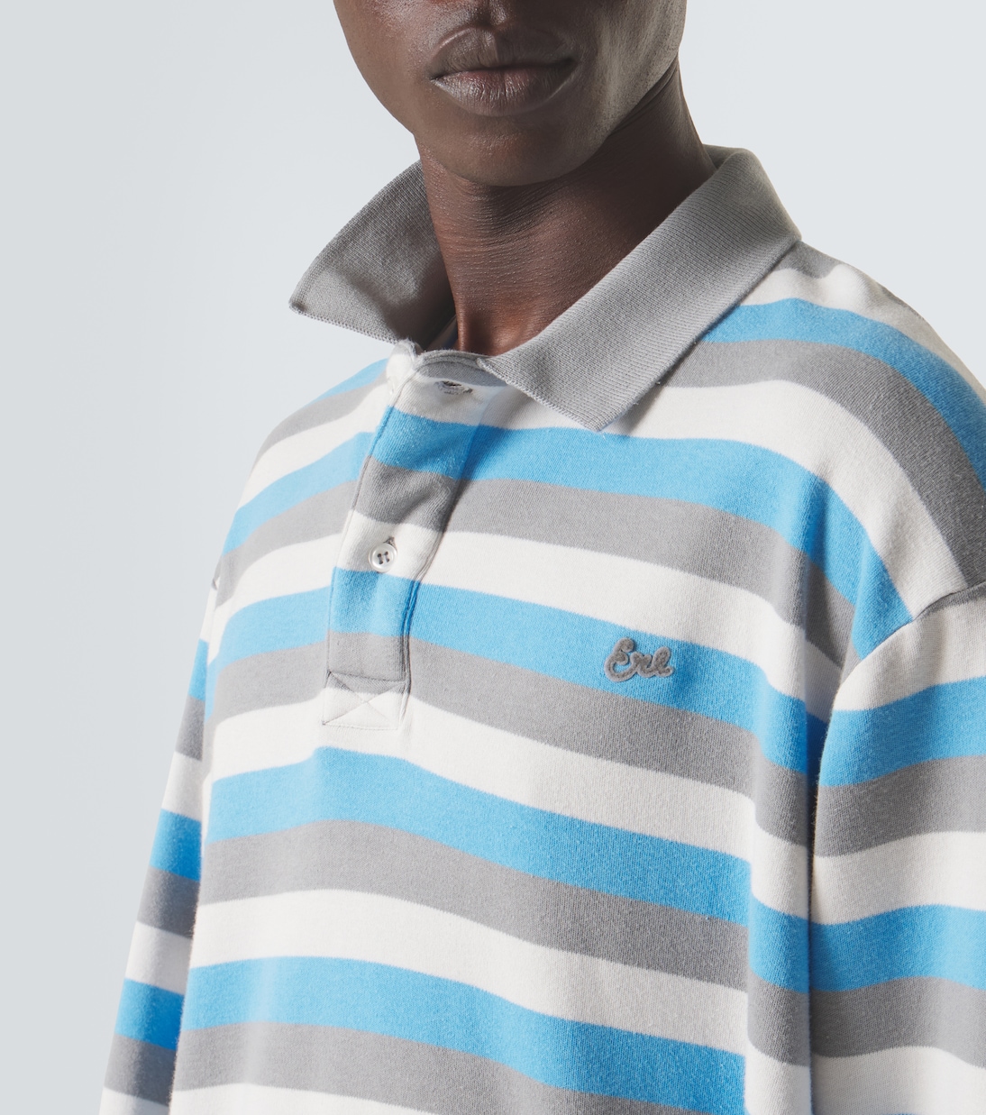 Striped cotton polo shirt | ERL