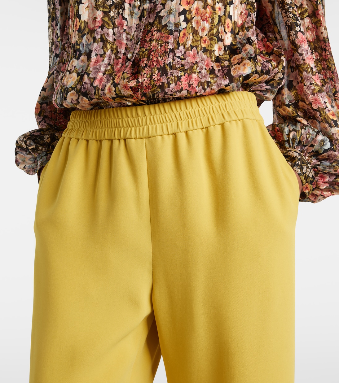 Silk wide-leg pants | Valentino