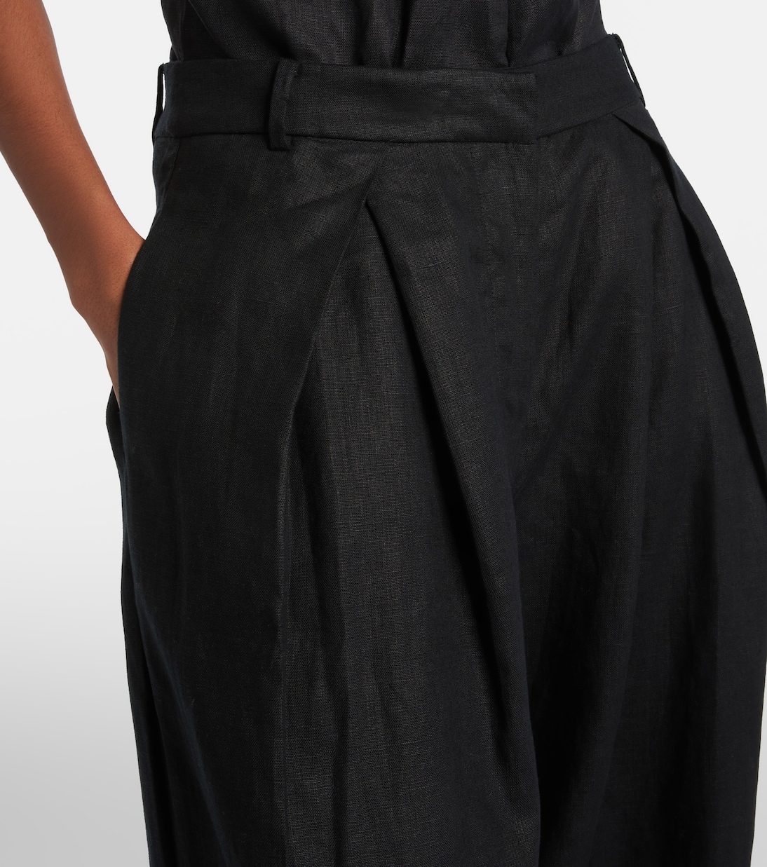 Weite Hose Sofia aus Leinen | Faithfull