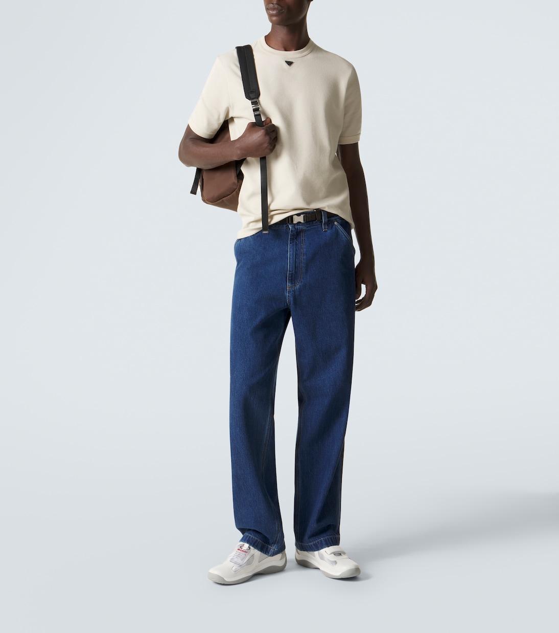 Logo cotton T-shirt | Prada