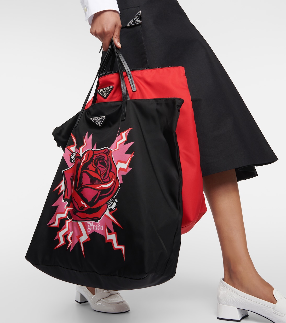 Set of two nylon totes | Prada