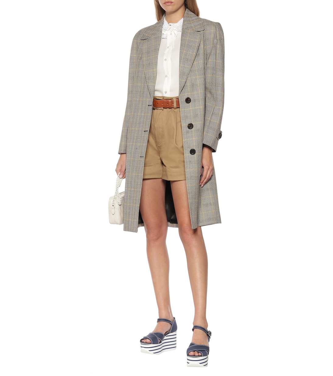 Sandali in gabardine con platform | Miu Miu