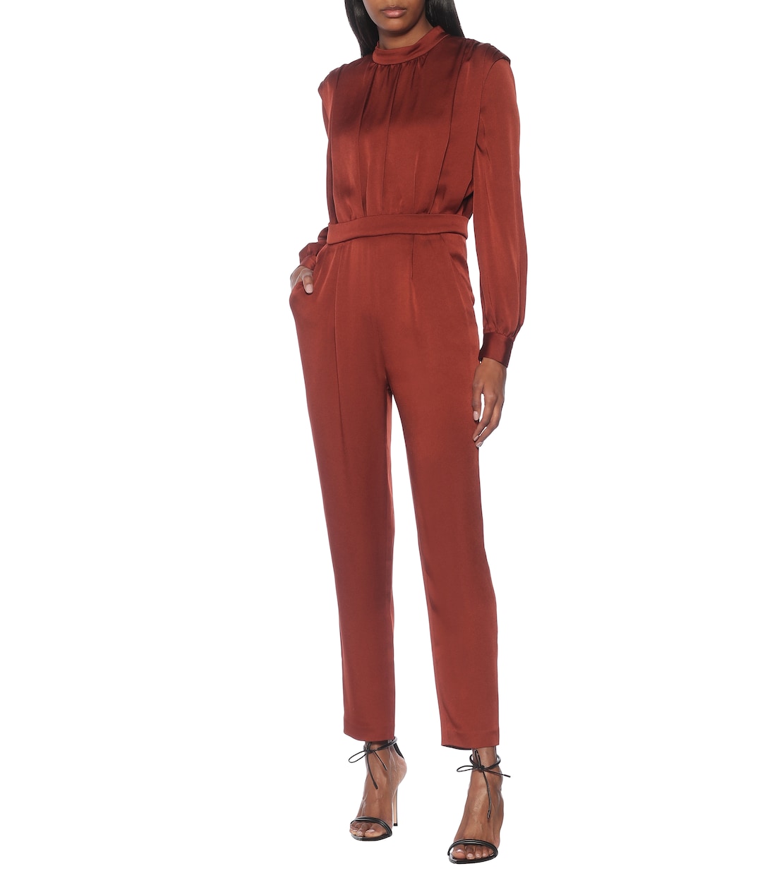Combi-pantalon Kavia en crêpe de satin | Veronica Beard