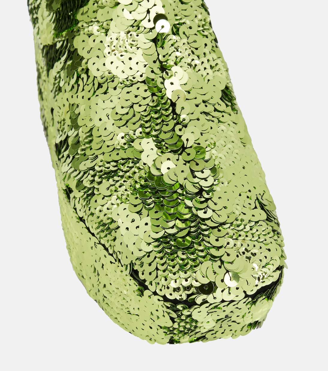 Sequined platform ankle boots | Prada