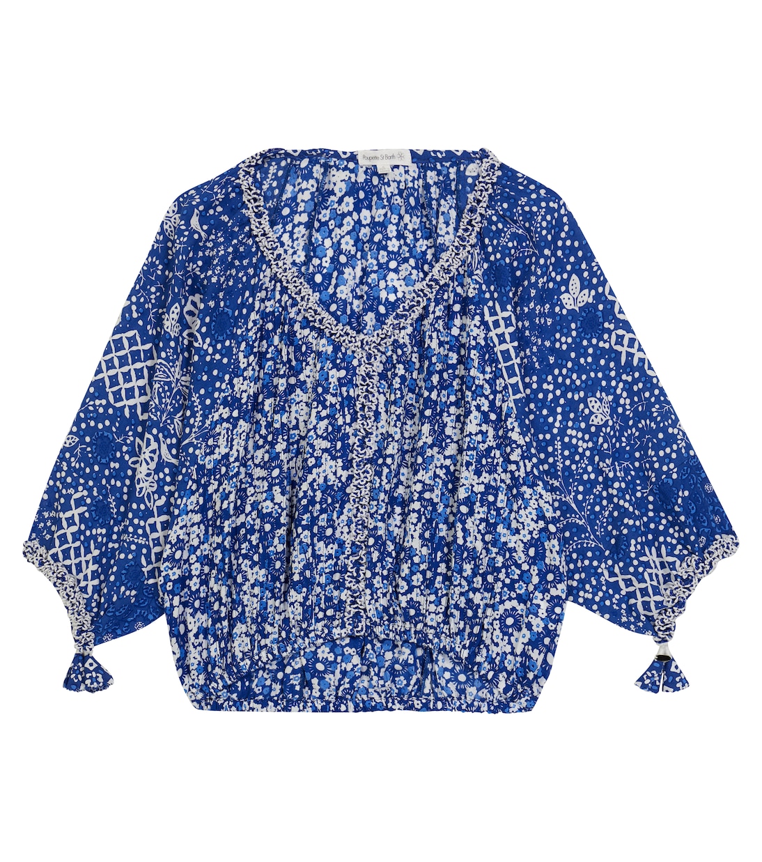 Bedruckte Bluse Ariel | Poupette St Barth Kids