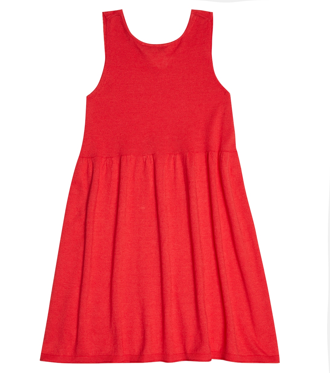 Portea linen and cotton dress | Caramel