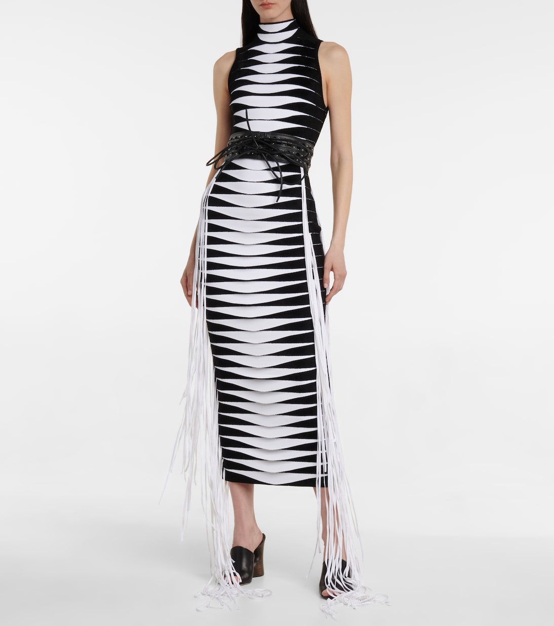 Abito midi in jacquard | Alaïa
