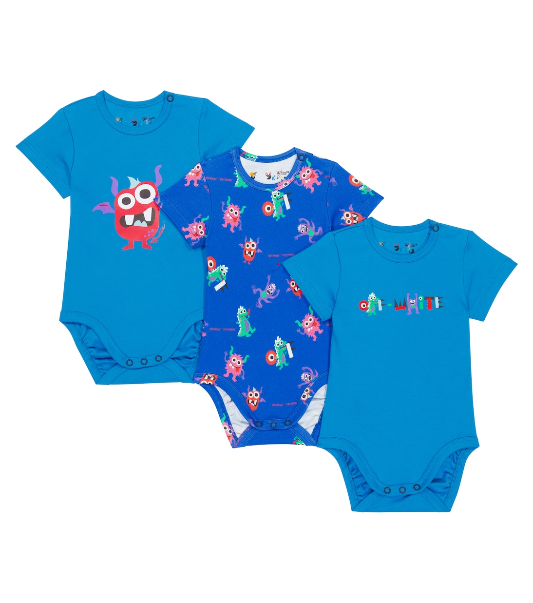 Bebé - conjunto de 3 bodies de algodón | Off-White Kids