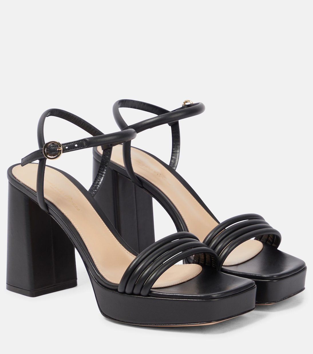 Lena 95 leather mules | Gianvito Rossi