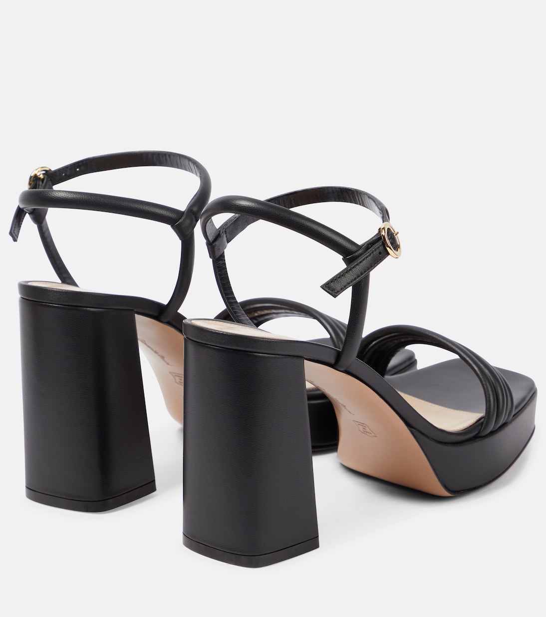 Lena 95 leather mules | Gianvito Rossi