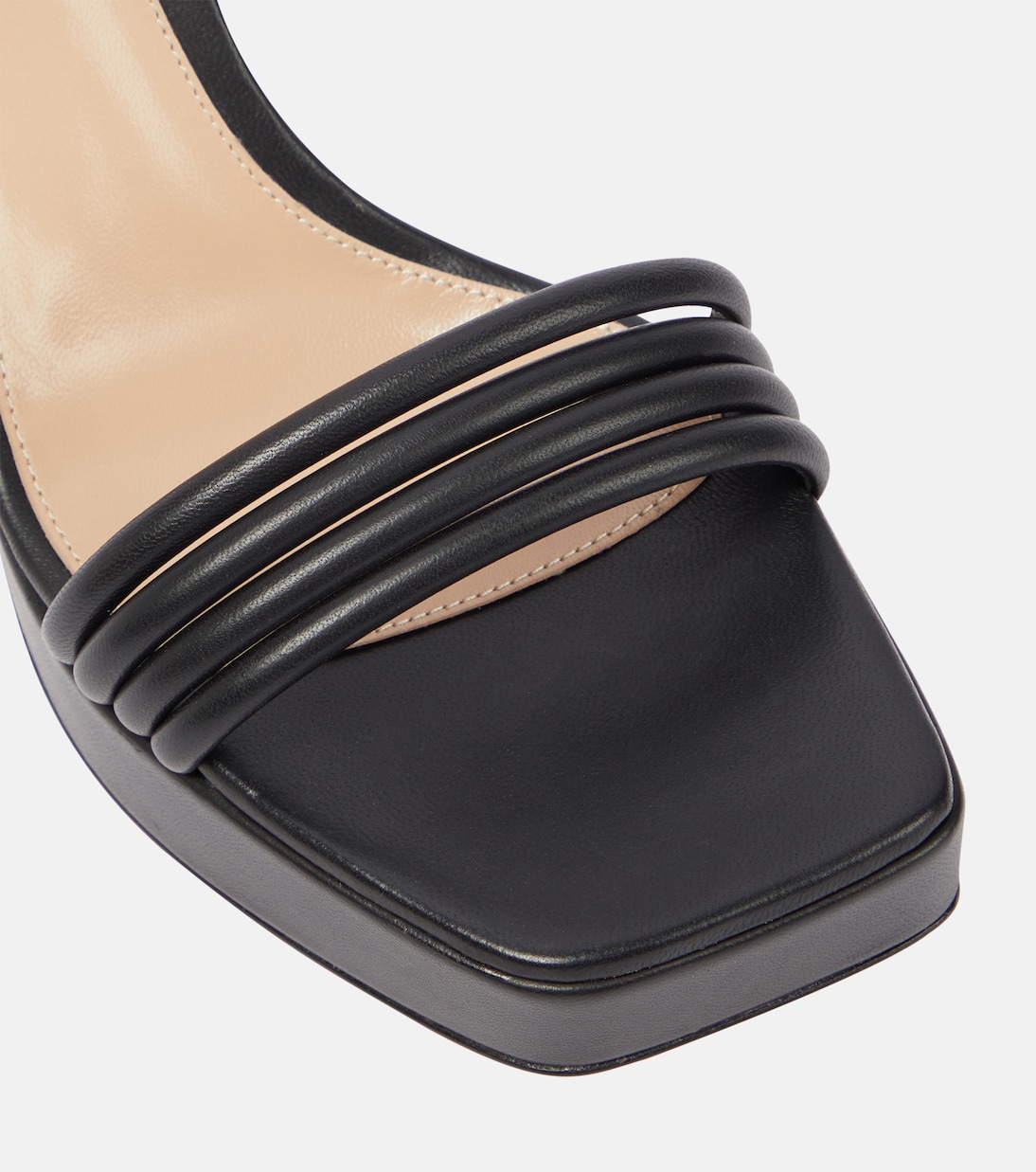 Lena 95 leather mules | Gianvito Rossi