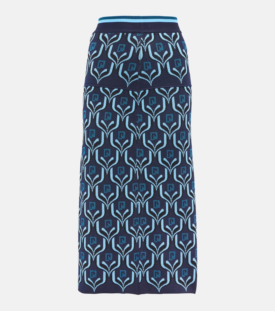 Falda larga en jacquard | Rabanne