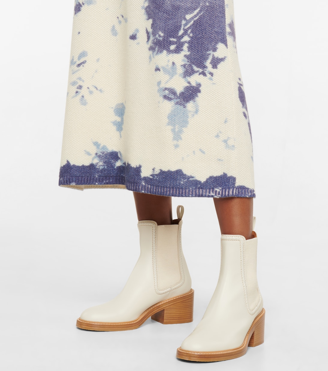 Botines Chelsea Mallo de piel | Chloé