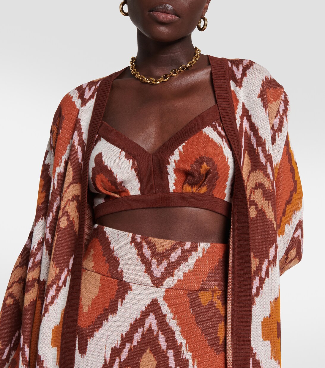 Set di cardigan e bralette in cotone | Johanna Ortiz