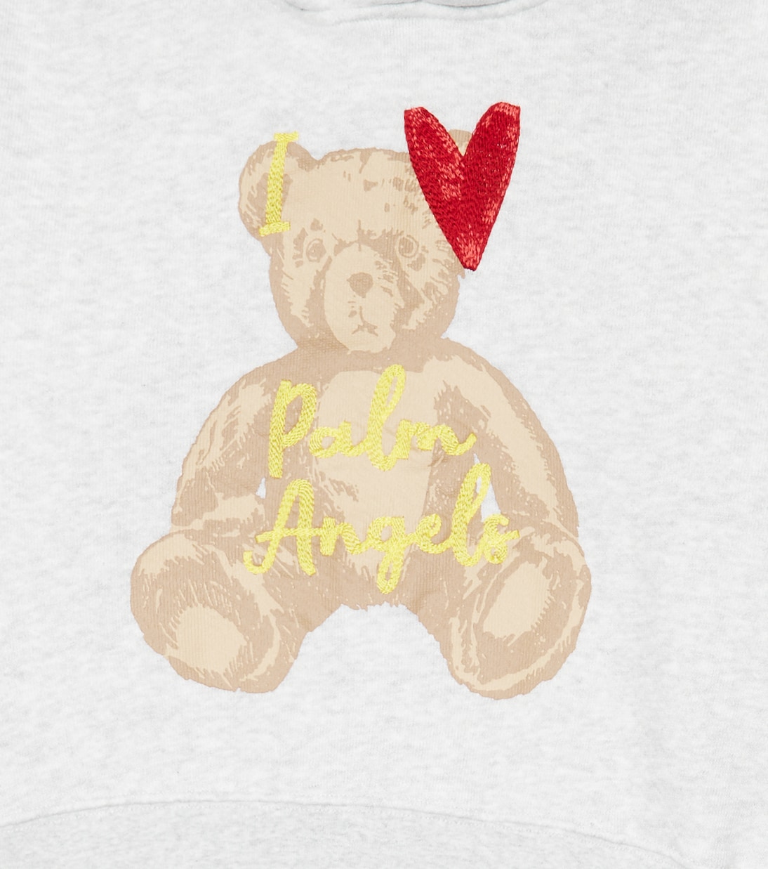 Printed cotton jersey hoodie | Palm Angels Kids