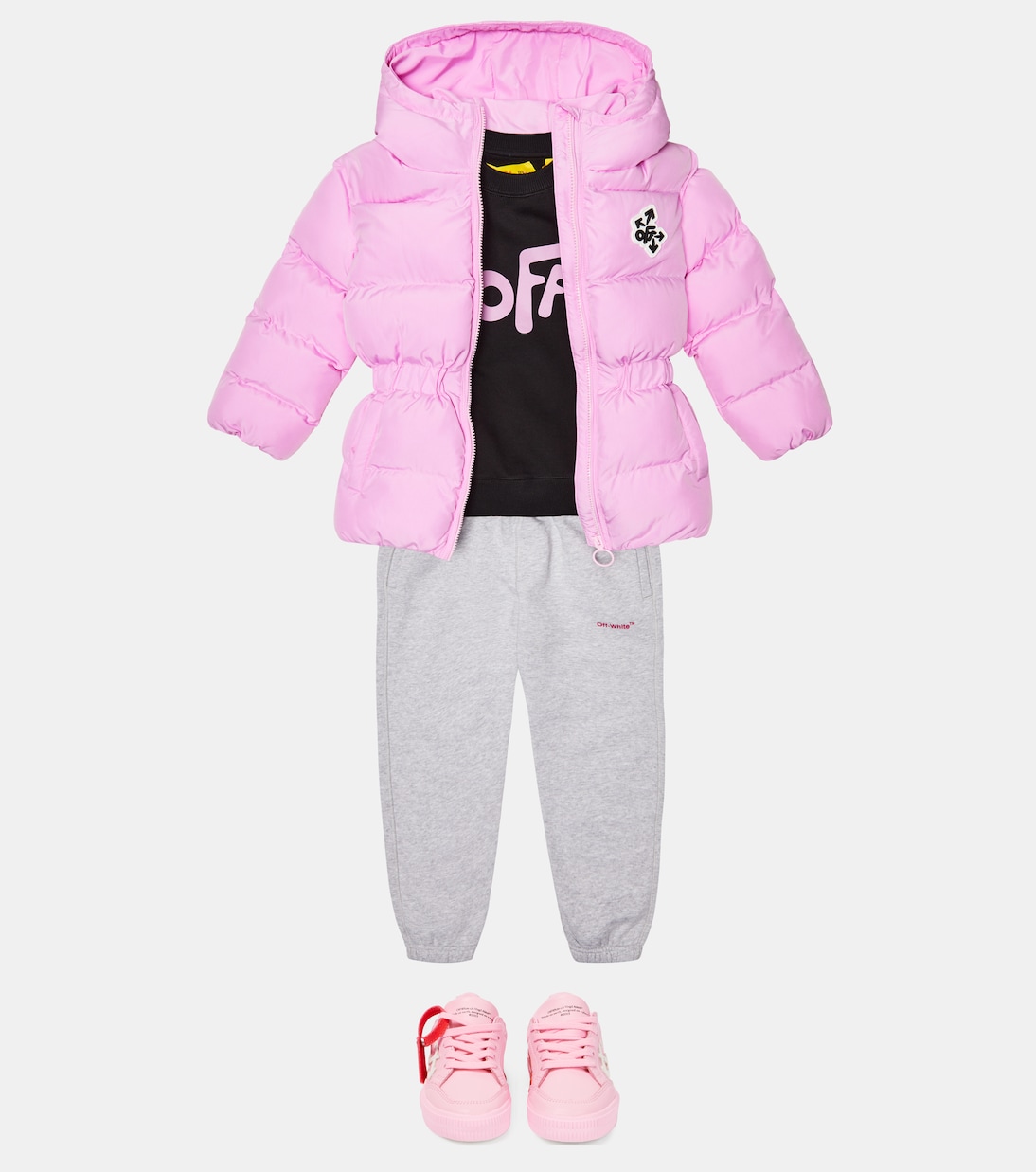Cappotto imbottito con logo | Off-White Kids