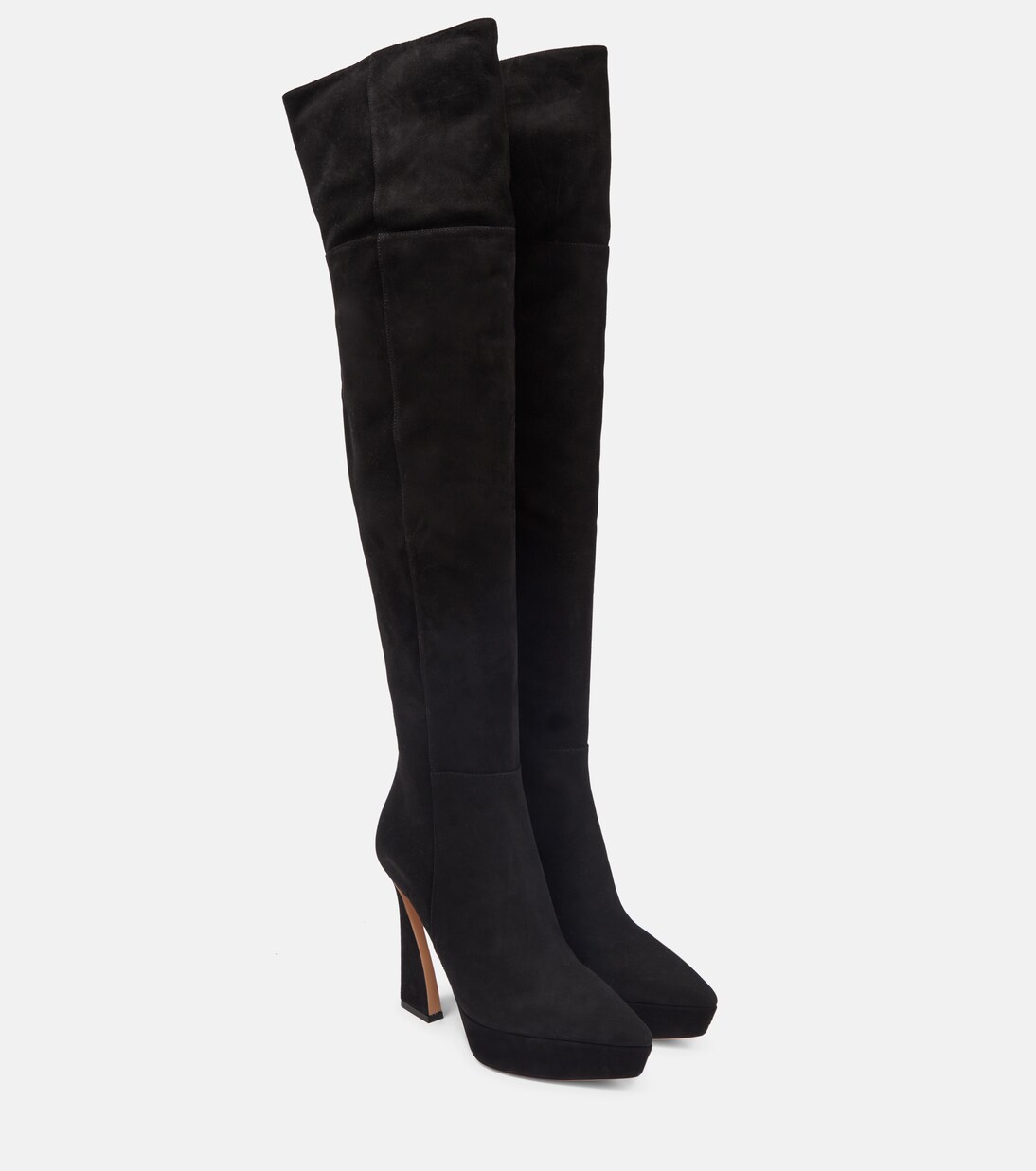 Vertigo suede over-the-knee boots | Gianvito Rossi