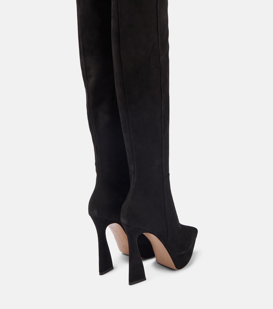 Vertigo suede over-the-knee boots | Gianvito Rossi