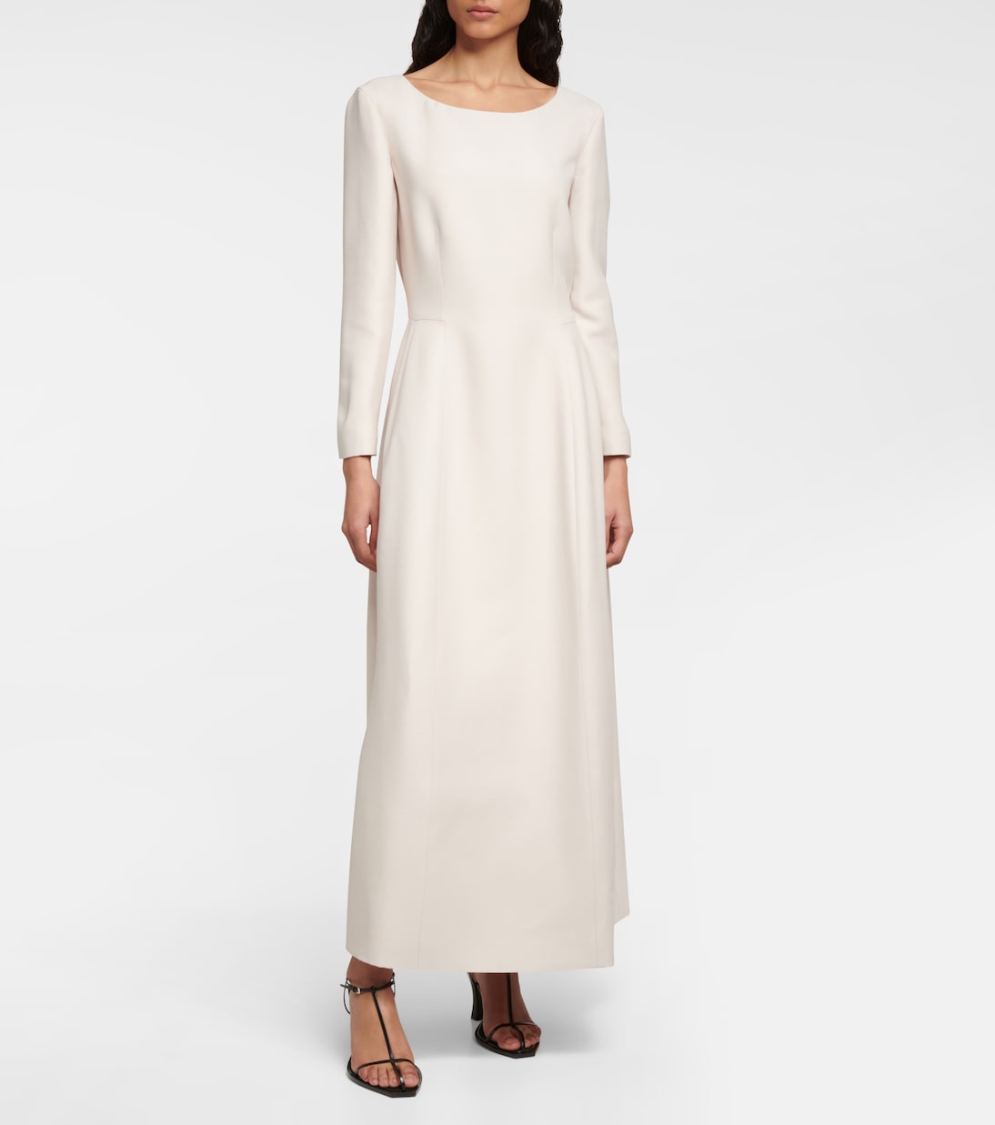 Lilibet wool and silk midi dress | The Row