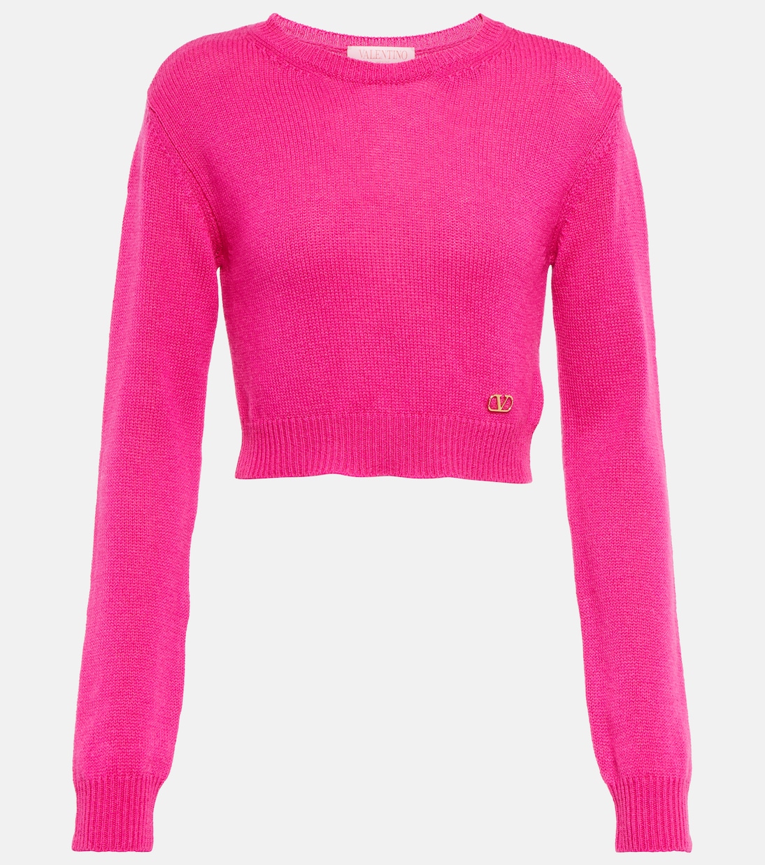 Jersey VLogo de cachemir cropped | Valentino