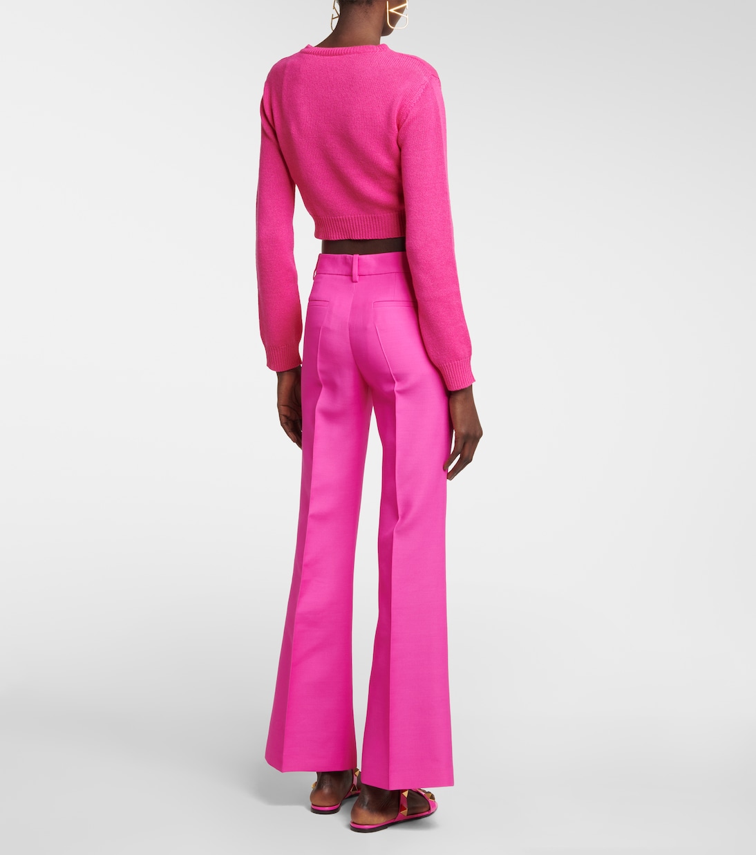 Jersey VLogo de cachemir cropped | Valentino