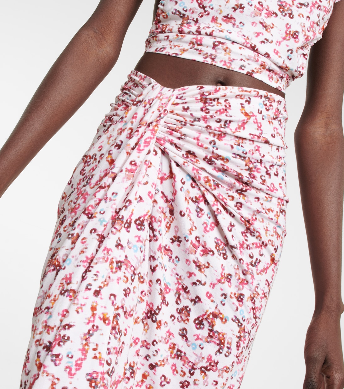 Falda midi Jeldia de jersey estampada | Marant Etoile