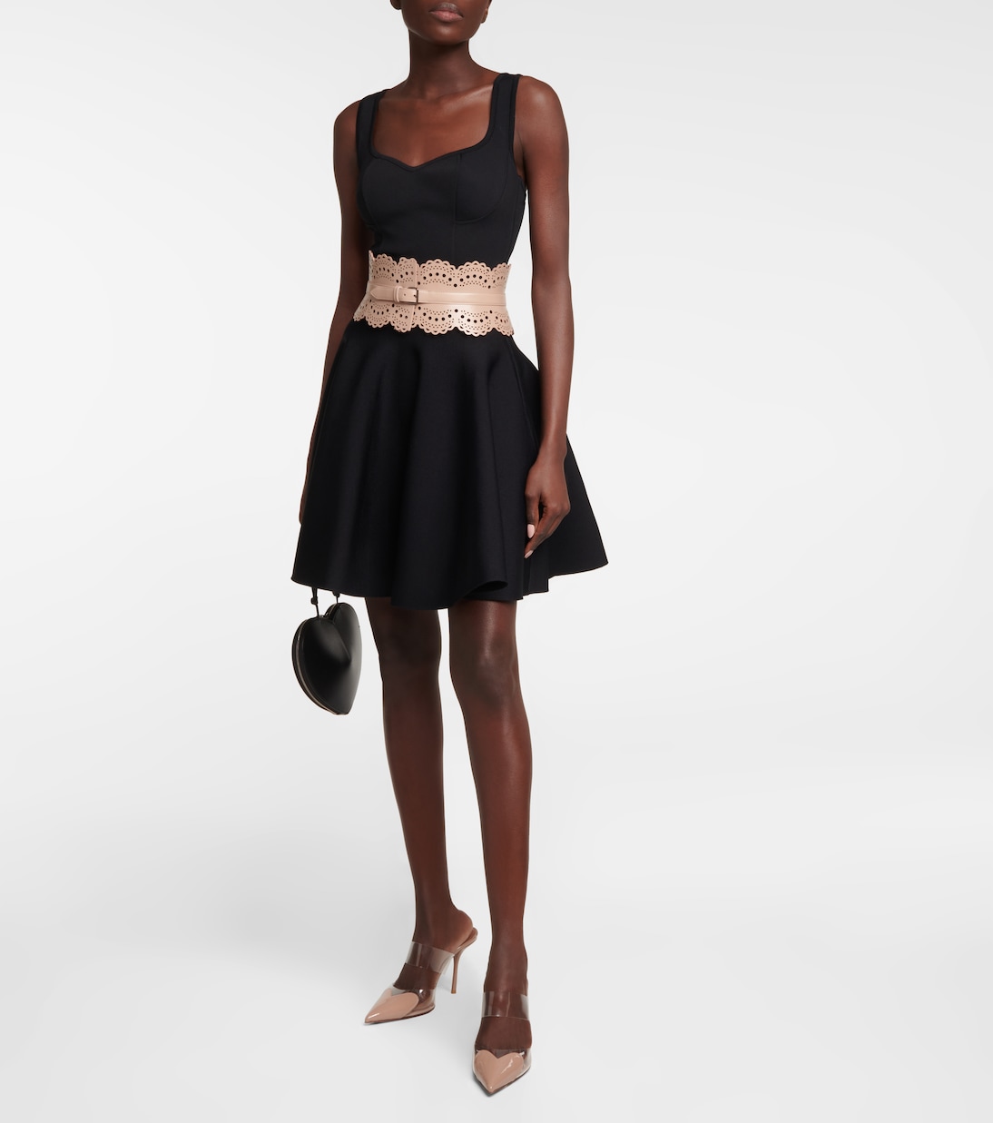 Cœur patent leather and PU mules | Alaïa