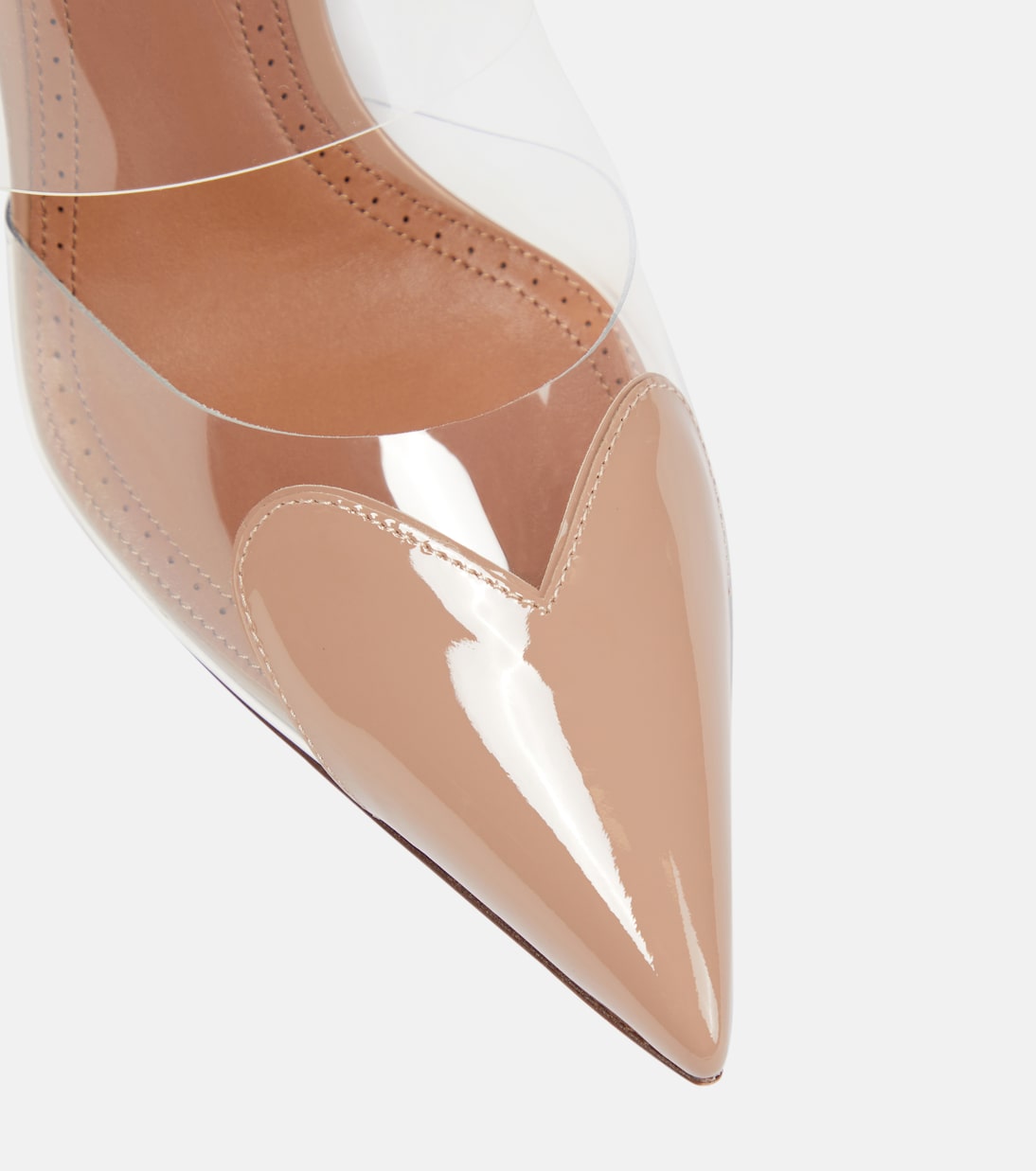 Cœur patent leather and PU mules | Alaïa