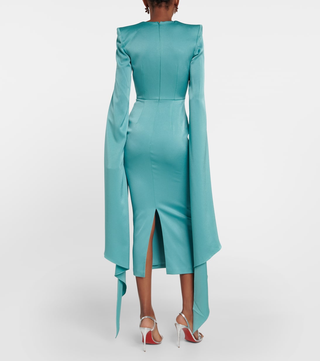 Crêpe midi dress | Alex Perry
