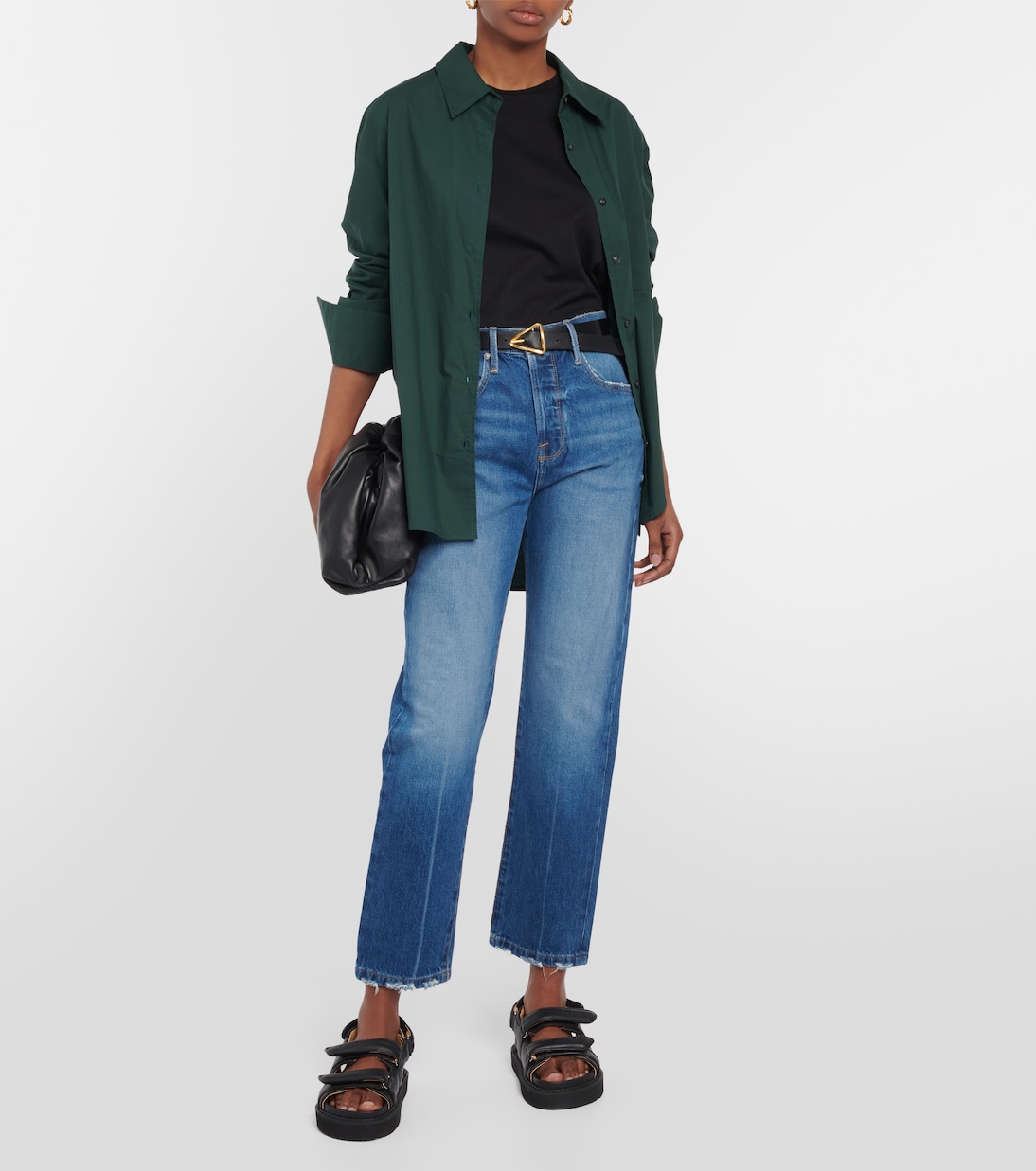 Le Original high-rise straight jeans | Frame