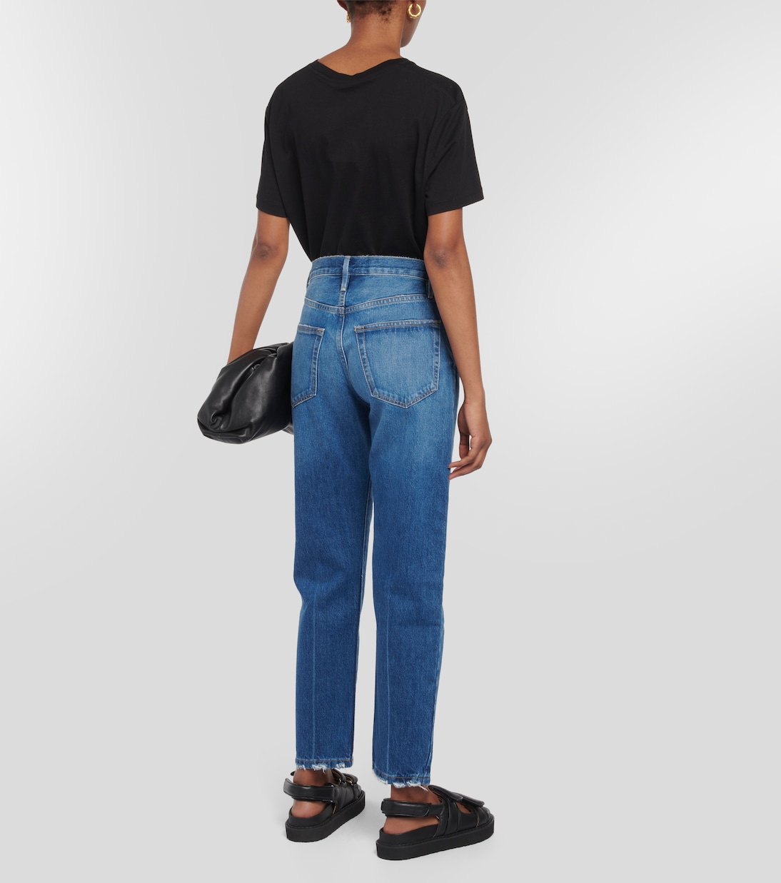 Le Original high-rise straight jeans | Frame